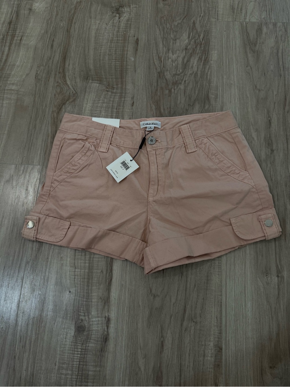Calvin Klein Women's Dusty Rose Cargo Shorts